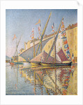 Sailing Boats in St. Tropez Harbour, 1893 by Paul Signac