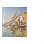 Sailing Boats in St. Tropez Harbour, 1893 by Paul Signac