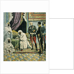 Abdication of Moulay-Hafid, Sultan of Morocco, cover illustration of 'Le Petit Journal', 25 August, 1912 by French School