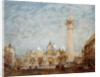 Saint Mark's Square in Venice by Felix Ziem