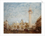 Saint Mark's Square in Venice by Felix Ziem