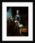Portrait of Louis XV in armour by Carle van Loo
