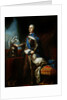 Portrait of Louis XV in armour by Carle van Loo