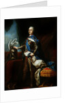 Portrait of Louis XV in armour by Carle van Loo