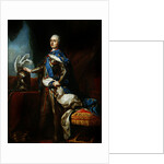 Portrait of Louis XV in armour by Carle van Loo