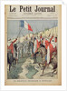 The French flag in In-Salah, 10 January 1900, title page from 'Le Petit Journal', 28 Januray 1900 by Oswaldo Tofani