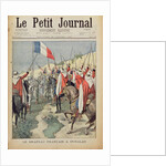 The French flag in In-Salah, 10 January 1900, title page from 'Le Petit Journal', 28 Januray 1900 by Oswaldo Tofani