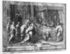 Life of Christ, Circumcision, preparatory study of tapestry cartoon for the Church Saint-Merri in Paris, c.1585-90 by Henri Lerambert