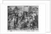 Life of Christ, Jesus healing a paralytic at Capernaum, preparatory study of tapestry cartoon for the Church Saint-Merri in Paris, c.1585-90 by Henri Lerambert