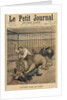 Being devoured by a lion, front cover illustration from 'Le Petit Journal', supplement illustre, 29th September 1895 by Henri Meyer