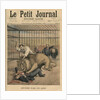 Being devoured by a lion, front cover illustration from 'Le Petit Journal', supplement illustre, 29th September 1895 by Henri Meyer