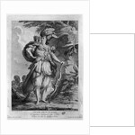 The actor Lekain as Genghis Khan, in 'L'Orphelin de La Chine' by Voltaire 1765 by M.F.A. Castelle