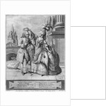 Voltaire crowned by Mademoiselle Clairon by Claude Louis Desrais