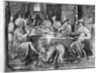Life of Christ, the Meal at the House of Simon the Pharisee, preparatory study of tapestry cartoon for the Church Saint-Merri in Paris, c.1585-90 by Henri Lerambert