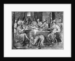 Life of Christ, the Meal at the House of Simon the Pharisee, preparatory study of tapestry cartoon for the Church Saint-Merri in Paris, c.1585-90 by Henri Lerambert