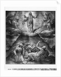 Life of Christ, Transfiguration of Christ on Mount Tabor, preparatory study of tapestry cartoon for the Church Saint-Merri in Paris, c.1585-90 by Henri Lerambert