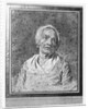Bust of an old woman with head raised by Nicolas-Bernard Lepicie