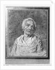 Bust of an old woman with head raised by Nicolas-Bernard Lepicie