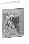 The three Horatii brothers, study for 'The Oath of the Horatii', 1785 by Jacques Louis David