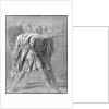 The three Horatii brothers, study for 'The Oath of the Horatii', 1785 by Jacques Louis David