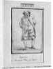 Caricature of Honore Gabriel Riqueti, Comte de Mirabeau by Jacques Louis David