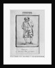 Caricature of Honore Gabriel Riqueti, Comte de Mirabeau by Jacques Louis David