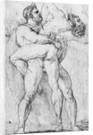 Hercules strangling Antaeus by Louis Charles Auguste Couder
