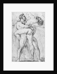 Hercules strangling Antaeus by Louis Charles Auguste Couder
