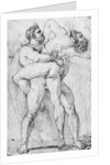 Hercules strangling Antaeus by Louis Charles Auguste Couder