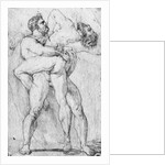 Hercules strangling Antaeus by Louis Charles Auguste Couder