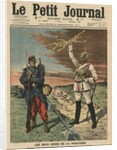 Both sides of the border by French School