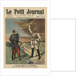 Both sides of the border by French School