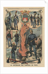 Paris firemen centenary by French School