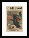 Catastrophe of the pre-dreadnought battleship 'Liberte', France in mourning for the victims by French School
