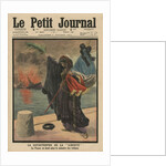 Catastrophe of the pre-dreadnought battleship 'Liberte', France in mourning for the victims by French School