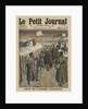 Foreigners coming out of Andrinople, front cover illustration from 'Le Petit Journal', supplement illustre by French School