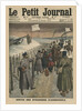 Foreigners coming out of Andrinople, front cover illustration from 'Le Petit Journal', supplement illustre by French School