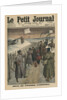 Foreigners coming out of Andrinople, front cover illustration from 'Le Petit Journal', supplement illustre by French School