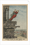 Tragic suicide of two young people from the tower of the cathedral in Antwerp by French School