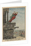 Tragic suicide of two young people from the tower of the cathedral in Antwerp by French School