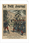 Honour to Joan of Arc, a regiment saluting the birthplace of the heroine at Domremy by French School