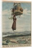 A woman falling down from the gondola of a balloon by French School