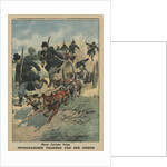 In the Belgian army, machine guns pulled by dogs by French School