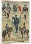 The flag of the Gendarmes by French School
