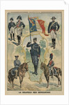 The flag of the Gendarmes by French School