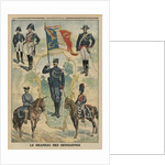 The flag of the Gendarmes by French School