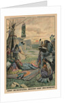 Death of Hiawatha by French School