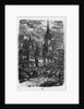 Fishing port with pointed steeple, 1860 by Rodolphe Bresdin