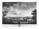 View of the Town and Port of Bayonne seen from halfway down the citadel by Claude Joseph (after) Vernet