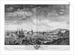 Entrance to the Port of Marseille, seen from the mountain called Tete de More by Claude Joseph (after) Vernet